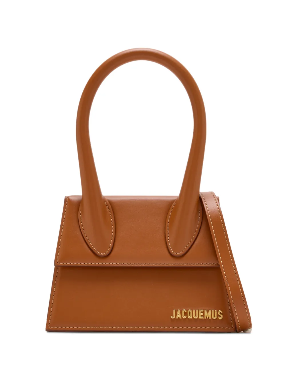 Jacquemus Le Chiquito Moyen top-handle shoulder bag - Marrone