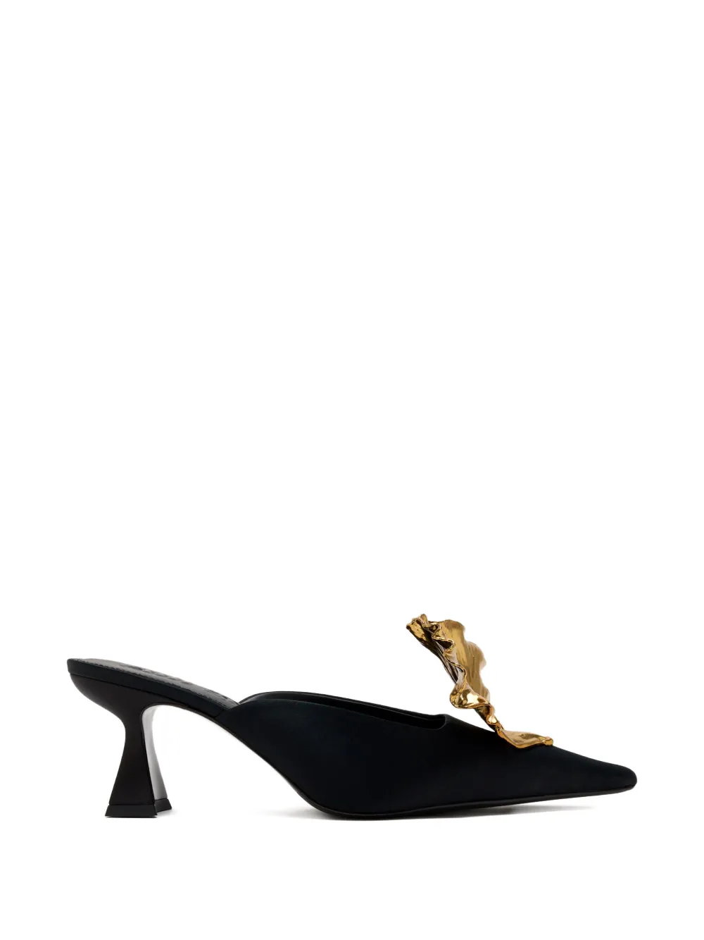 Cult Gaia sculpted heeled mules Zwart
