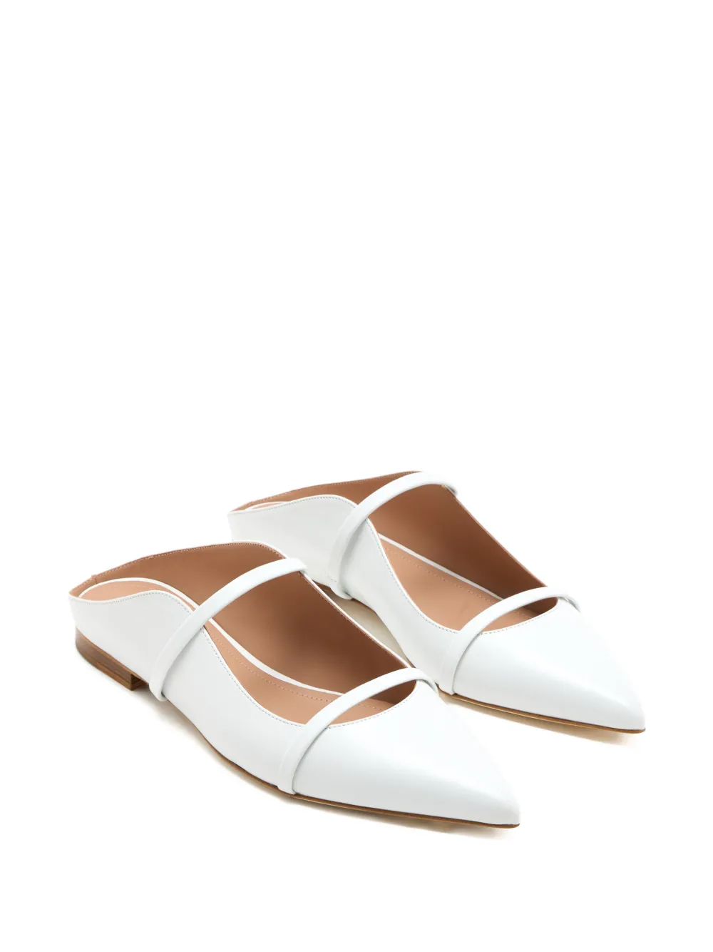 Malone Souliers Muiltjes met bandje Wit