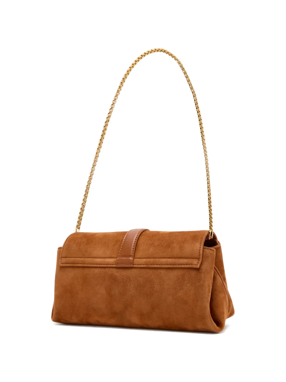 Ferragamo Mini-schoudertas met gesp Bruin