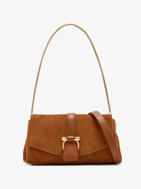 mini buckle satchel shoulder bag
