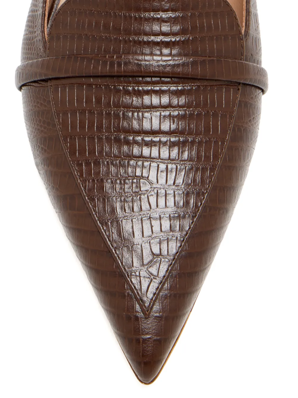 Malone Souliers Doramu muiltjes met puntige neus Bruin