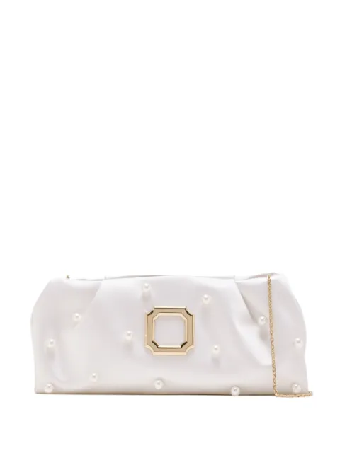 Malone Souliers pearl embellished vittorio clutch bag