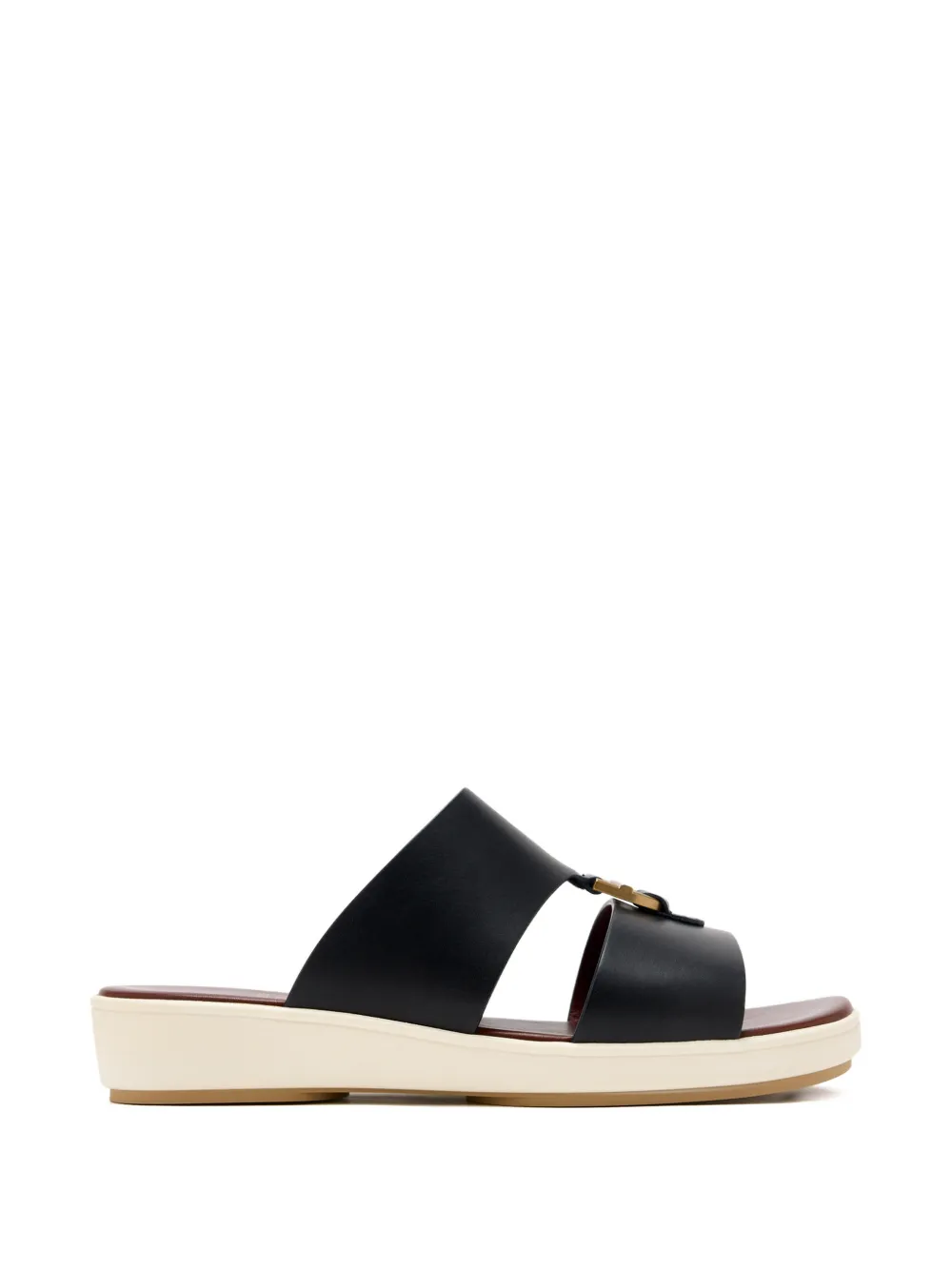 Brunello Cucinelli cutout hardware sandals - Nero