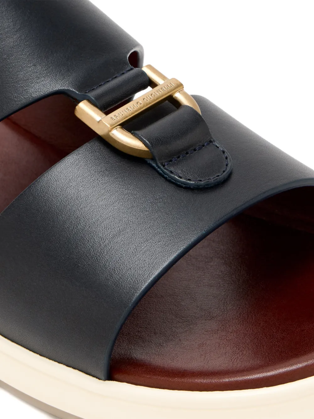 Brunello Cucinelli Uitgesneden sandalen Zwart