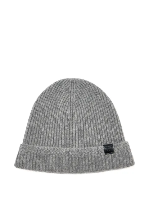 TOM FORD ribbed-knit patch hat