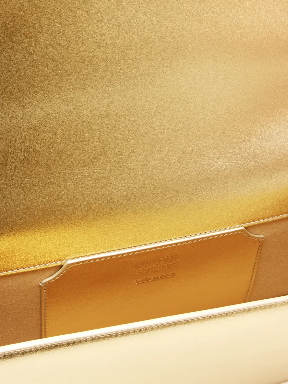 Malone Souliers Vivien verfraaide clutch Goud