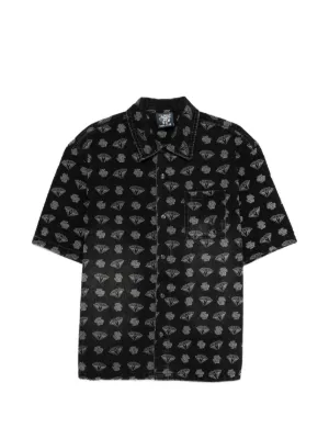NEIGHBORHOOD monogram pattern shirt サイズL Neighborhood monogram-pattern Shirt | Black | FARFETCH