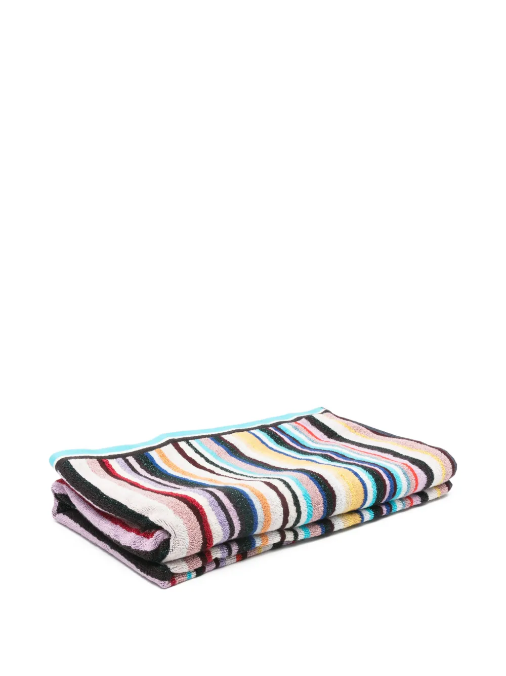 Missoni striped towel - Bianco