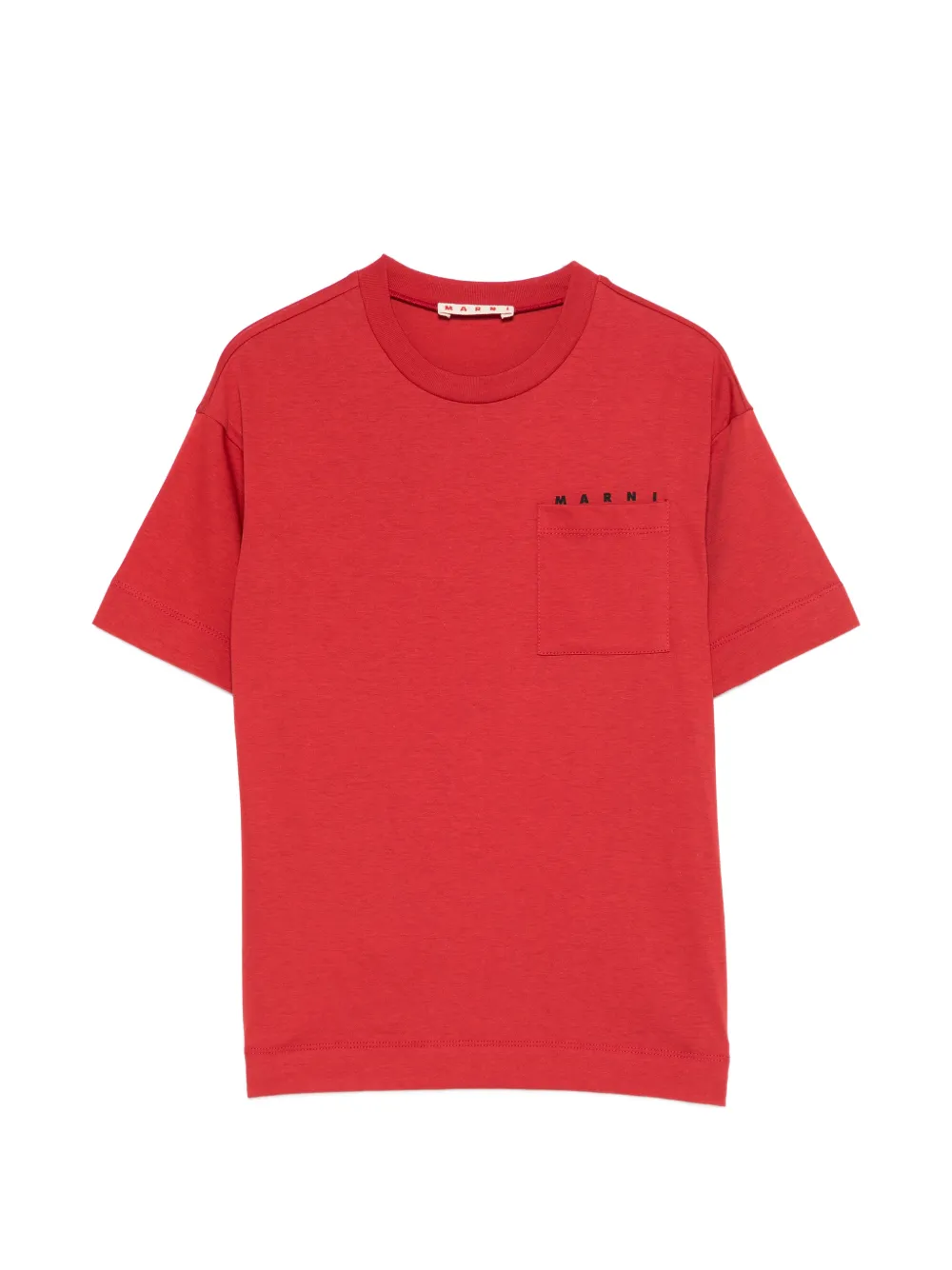 Marni Kids pocket T-shirt - Rosso