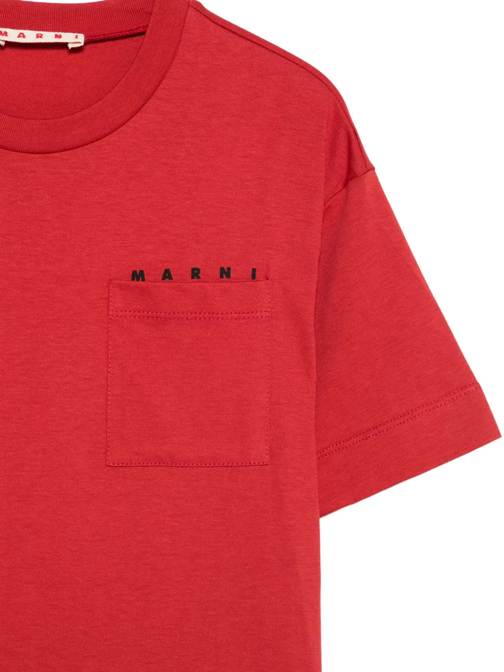 Marni Kids T-shirt met zak Rood