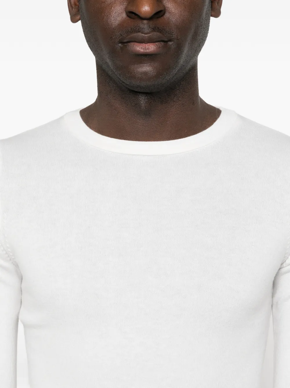 extreme cashmere Lisa T-shirt met lange mouwen Wit