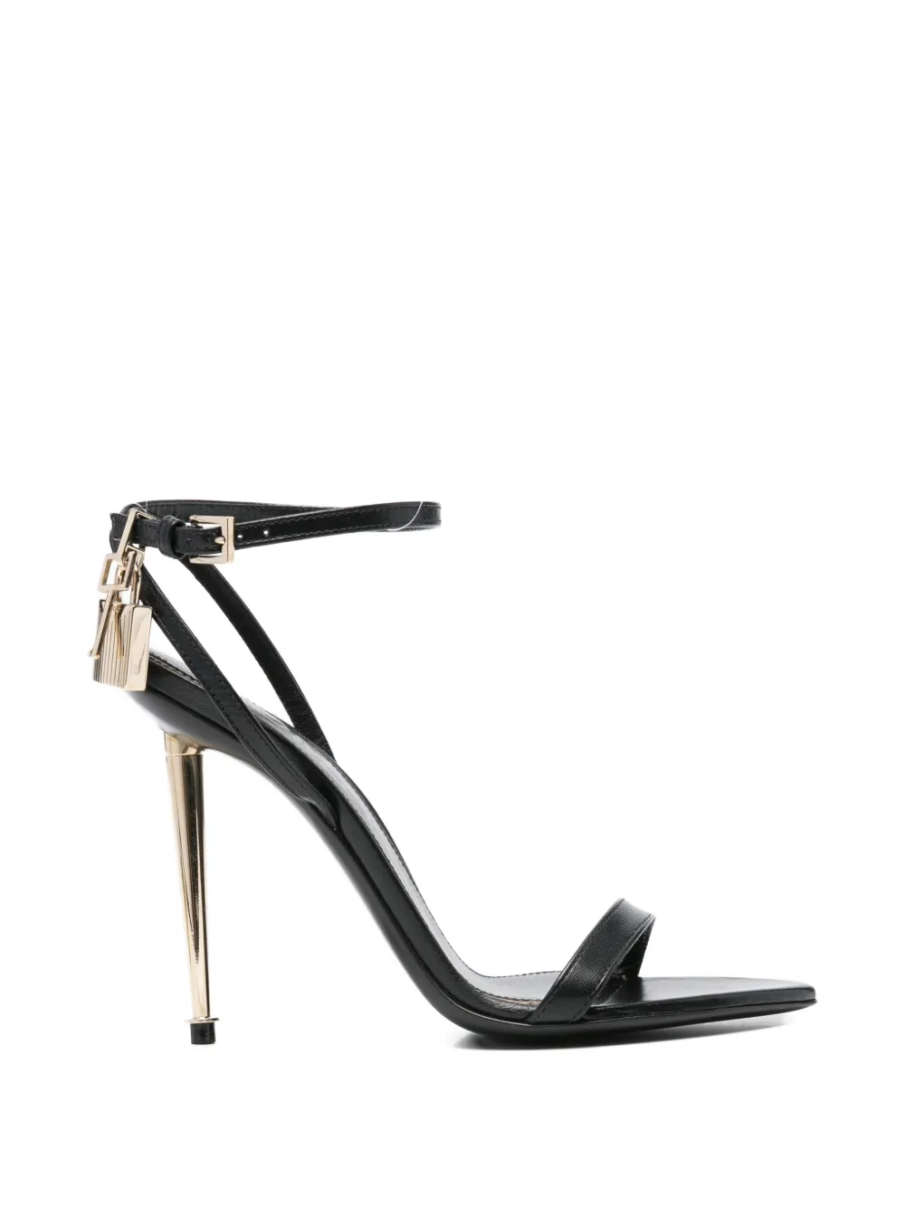 TOM FORD padlock high-heeled sandals - Nero