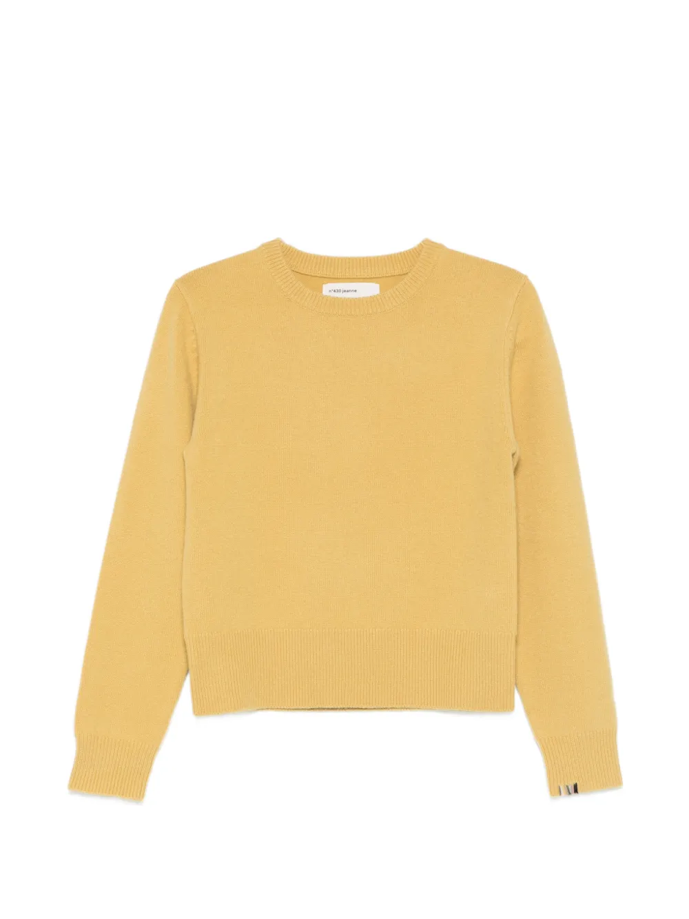 extreme cashmere Nº430 Jeanne crew-neck sweater - Yellow