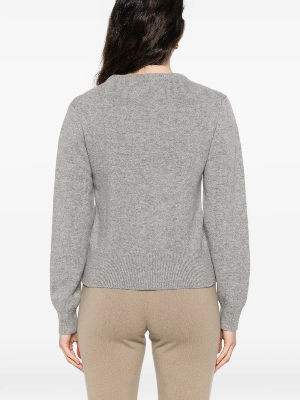 extreme cashmere Nº430 Jeanne trui met ronde hals Grijs
