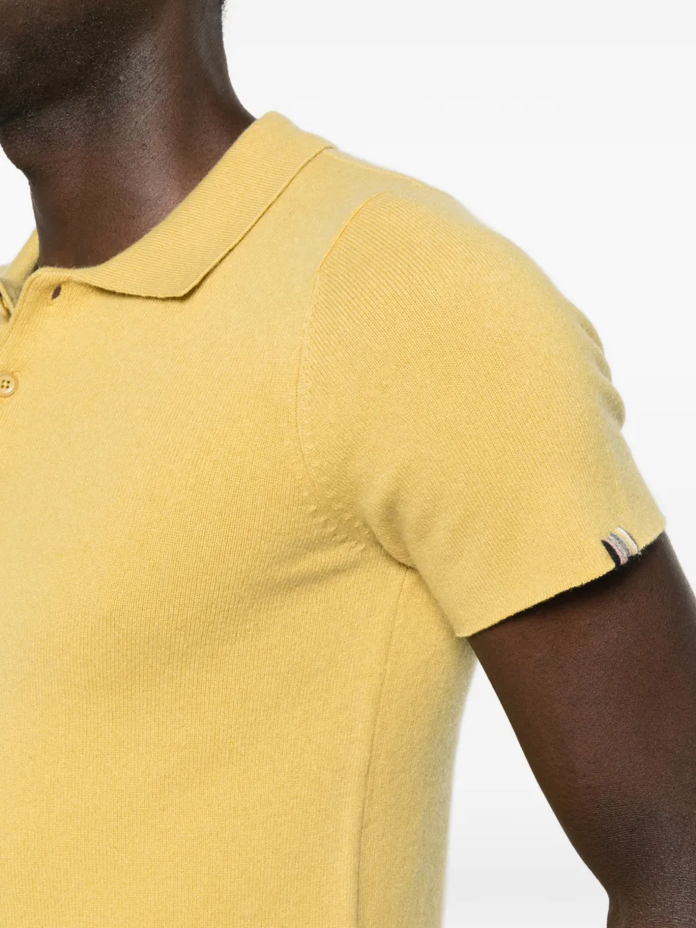 extreme cashmere Nº198 Salamander gebreide polotop Geel