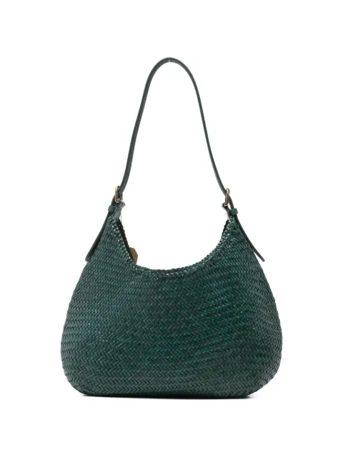 DRAGON DIFFUSION Luna Mezza woven top-handle tote bag