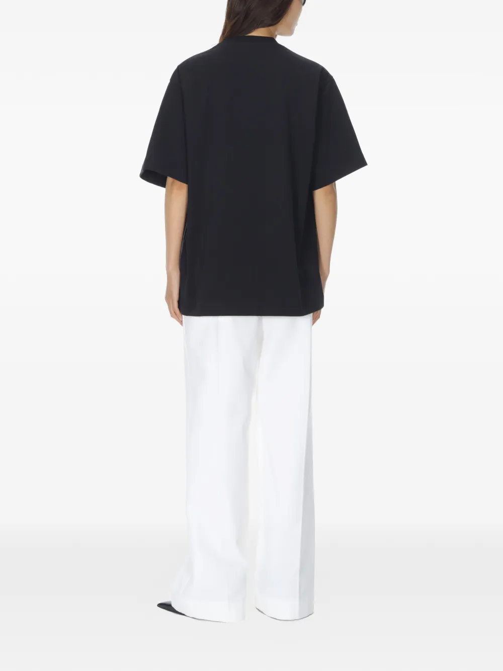 Carven Kilt-pin T-shirt in Black, view 5