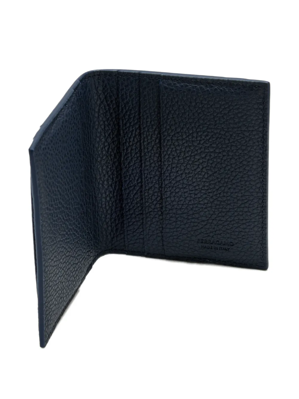 Ferragamo Pasjeshouder met patroon Blauw