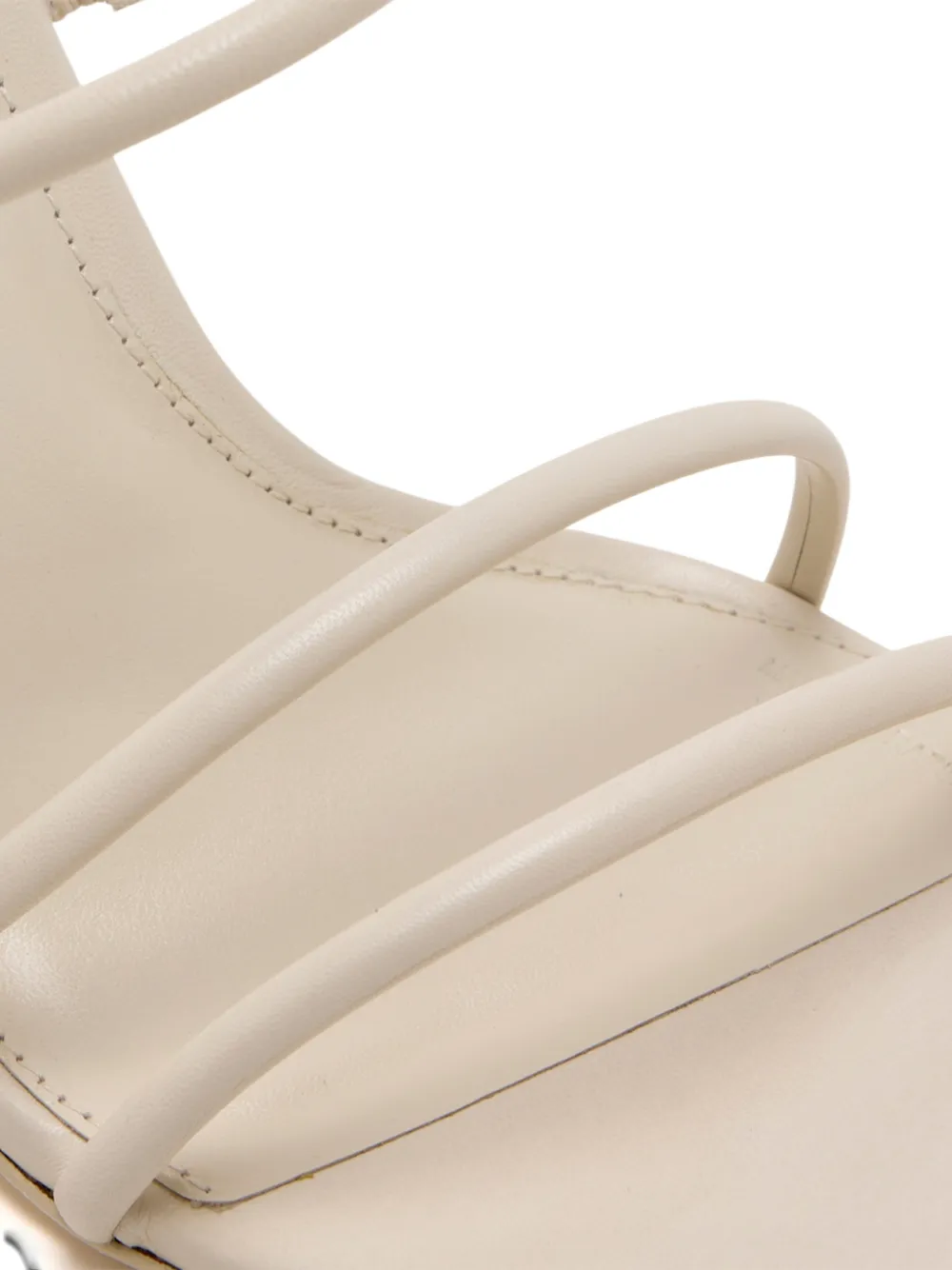 Cult Gaia Sandalen met hak en bandje Beige