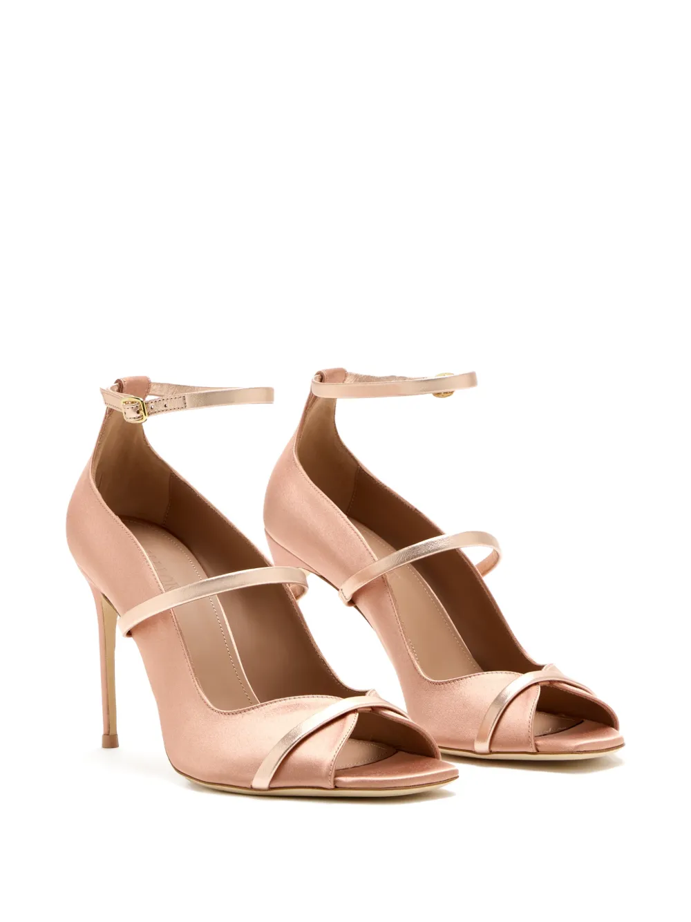 Malone Souliers Cynthia sandalen met gekruiste bandjes Roze