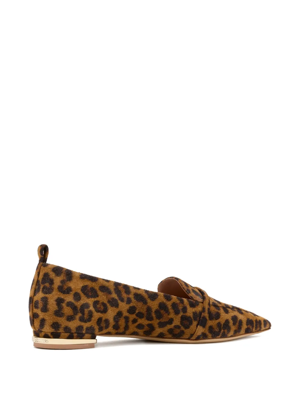 Malone Souliers Dora loafers met dierenprint Bruin