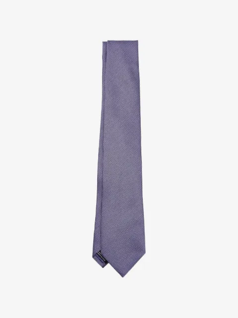 TOM FORD corbata con motivo micro