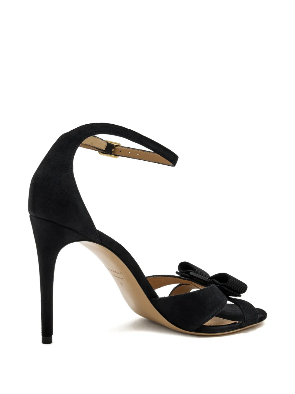 Ferragamo bow strap sandals Zwart