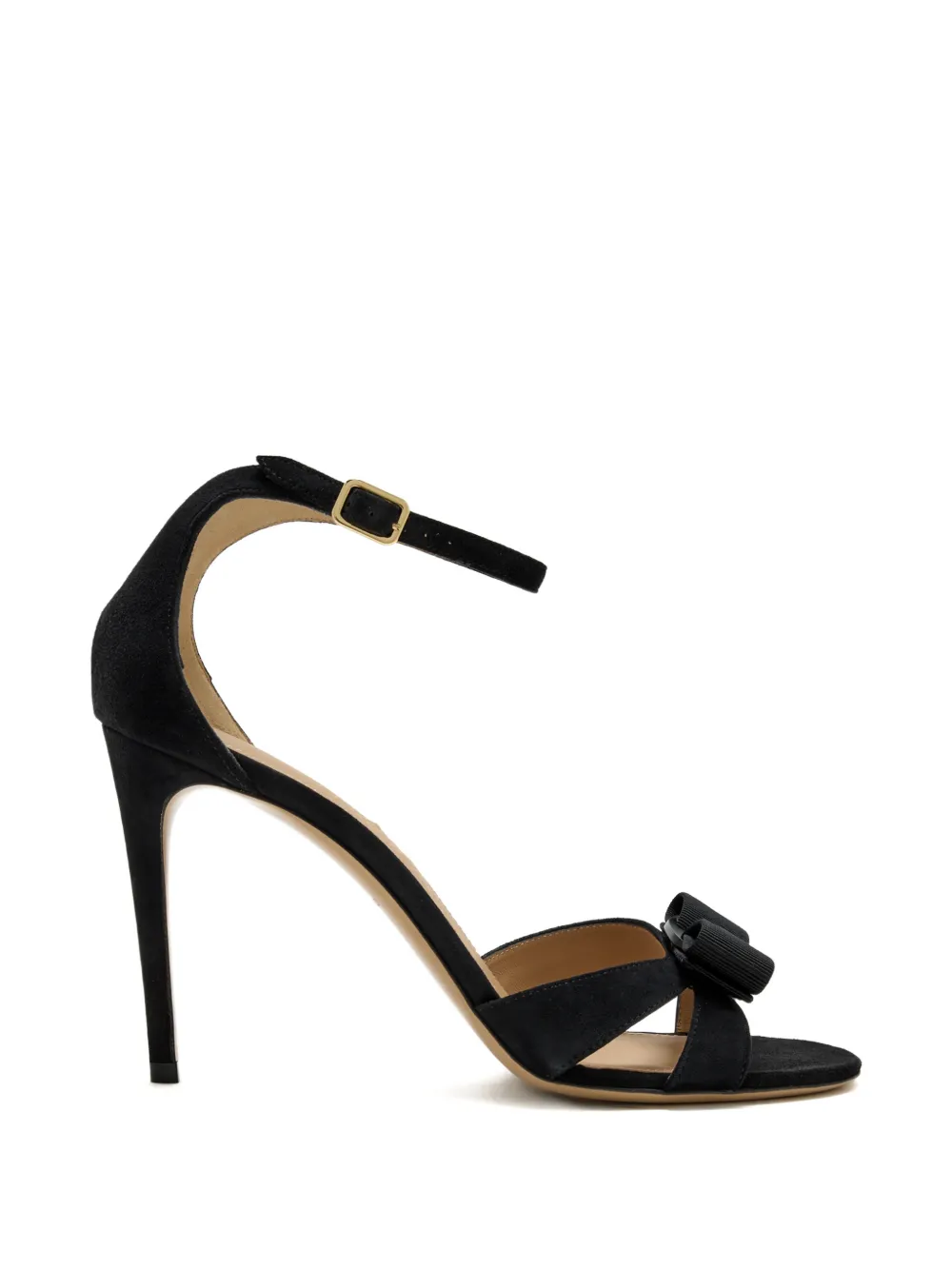 Ferragamo bow strap sandals Zwart