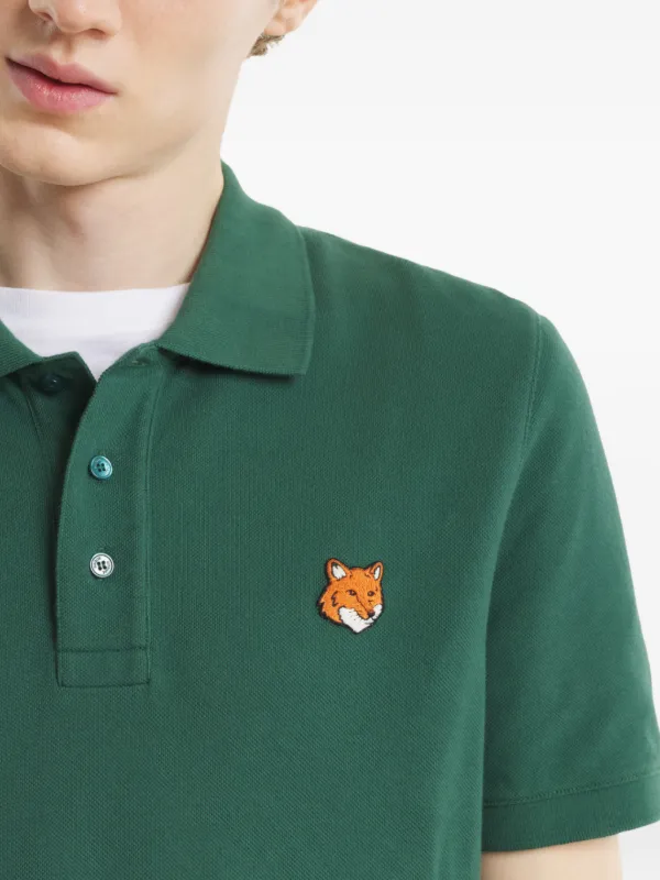 Maison Kitsuné Fox Head ポロシャツ | グリーン | FARFETCH JP