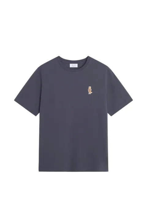Maison Kitsuné Dressed Fox embroidered T-shirt