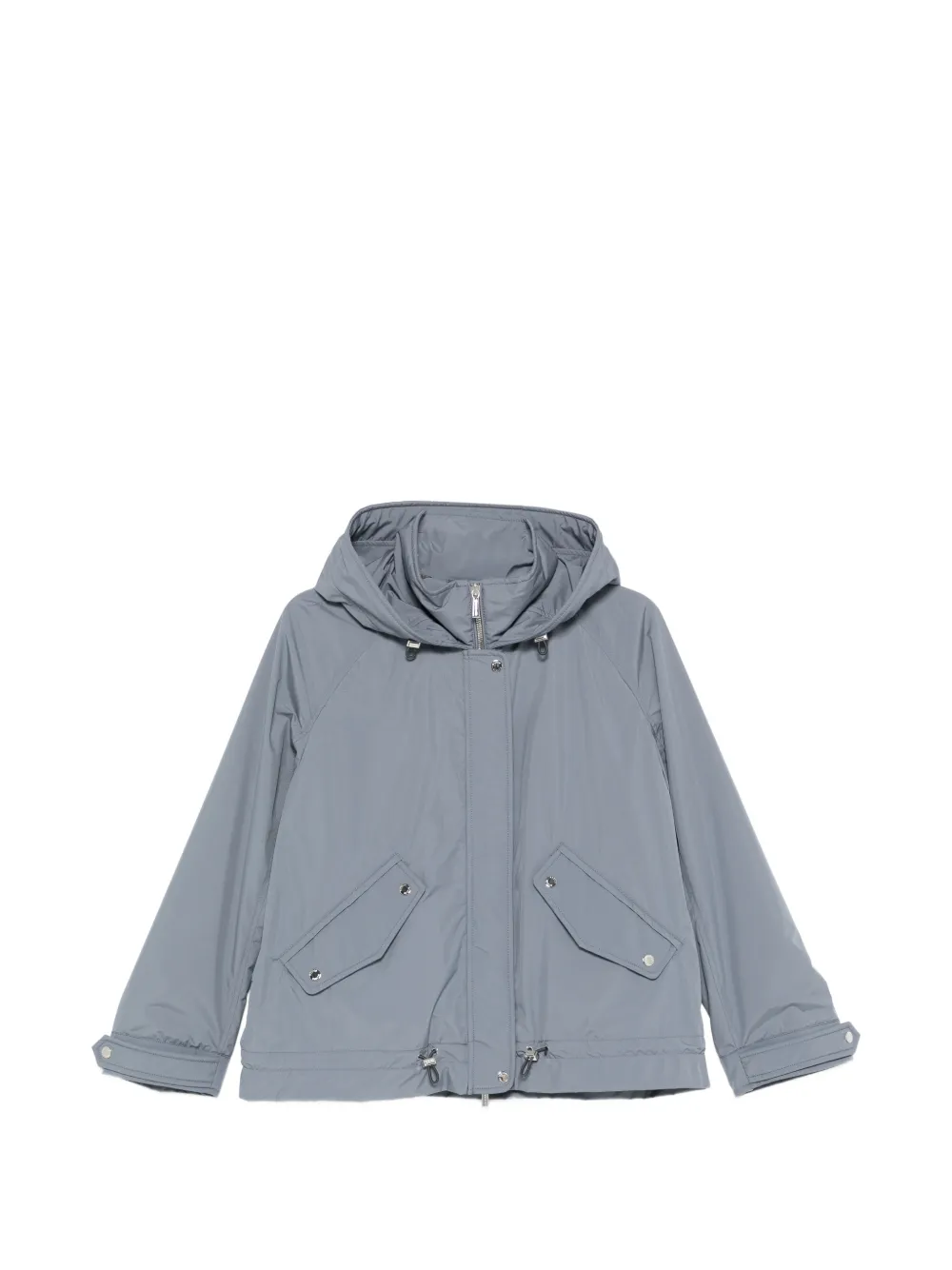 Moorer Jill-Stp hooded pocket jacket - Blu