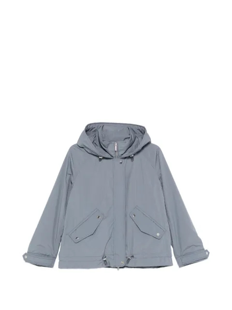 Moorer Jill-Stp  hooded pocket jacket