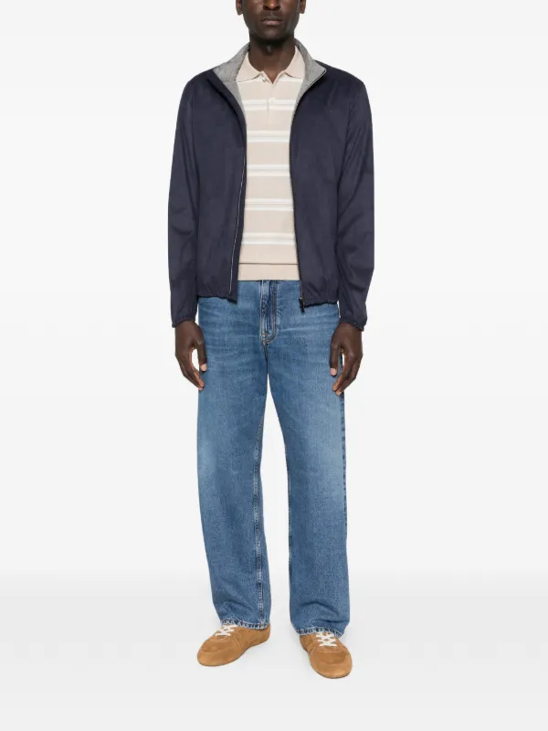 Herno ジップアップ ジャケット | ブルー | FARFETCH JP