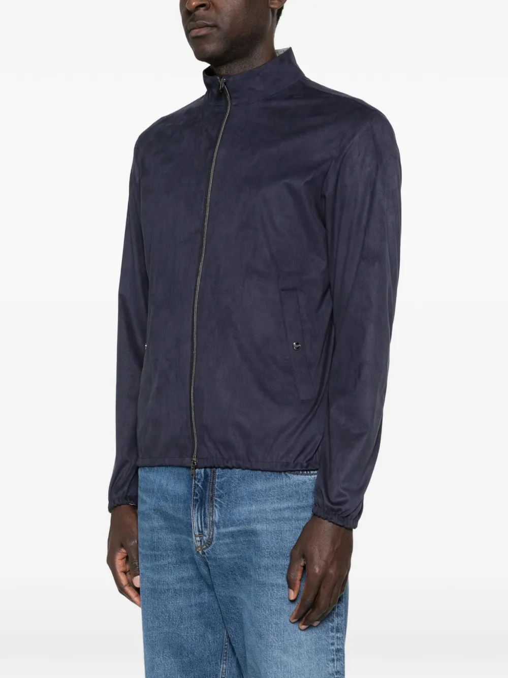 Herno Jack met rits Blauw