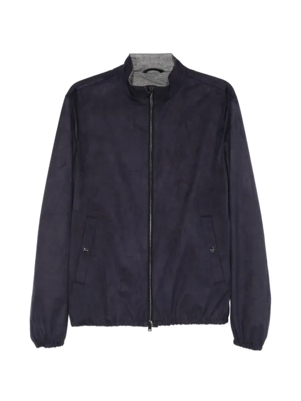 Herno ジップアップ ジャケット | ブルー | FARFETCH JP