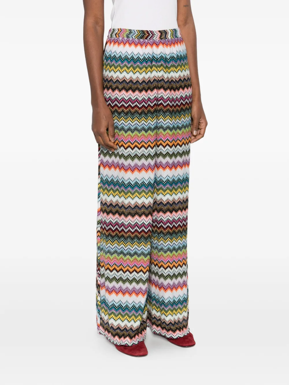  Missoni Chevron Trousers - White 
