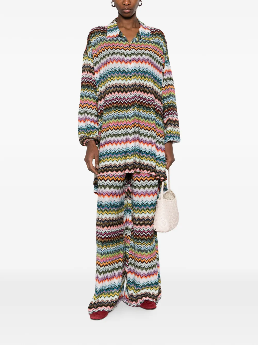  Missoni Chevron Trousers - White 