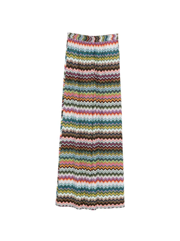 Missoni Chevron Trousers in White