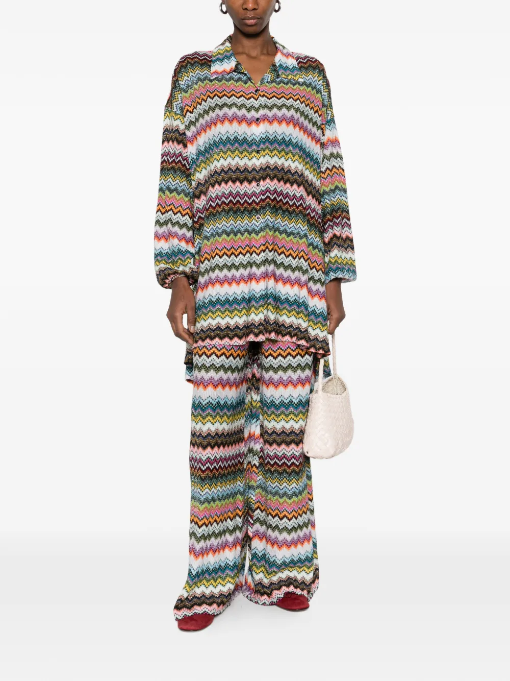  Missoni Zigzag Buttoned Top - Black 