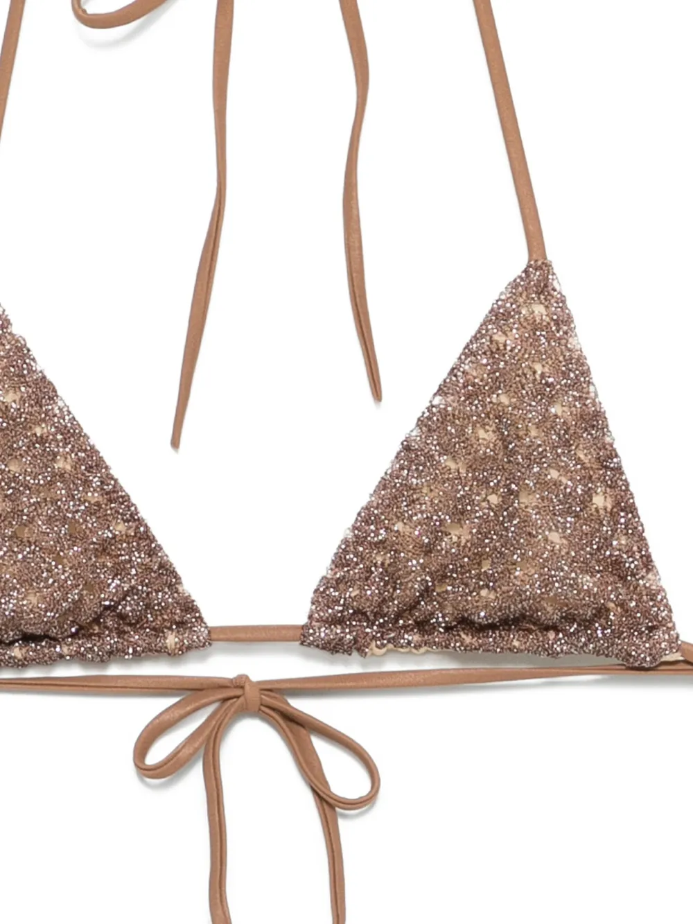  Missoni Beaded Triangle Bikini - Brown 