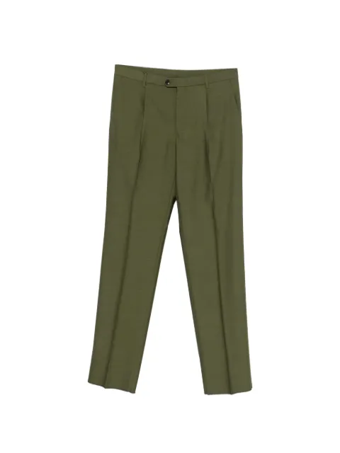 ETRO pleated button trousers