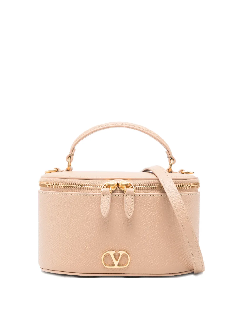 Valentino Garavani logo zip tote bag - Toni neutri