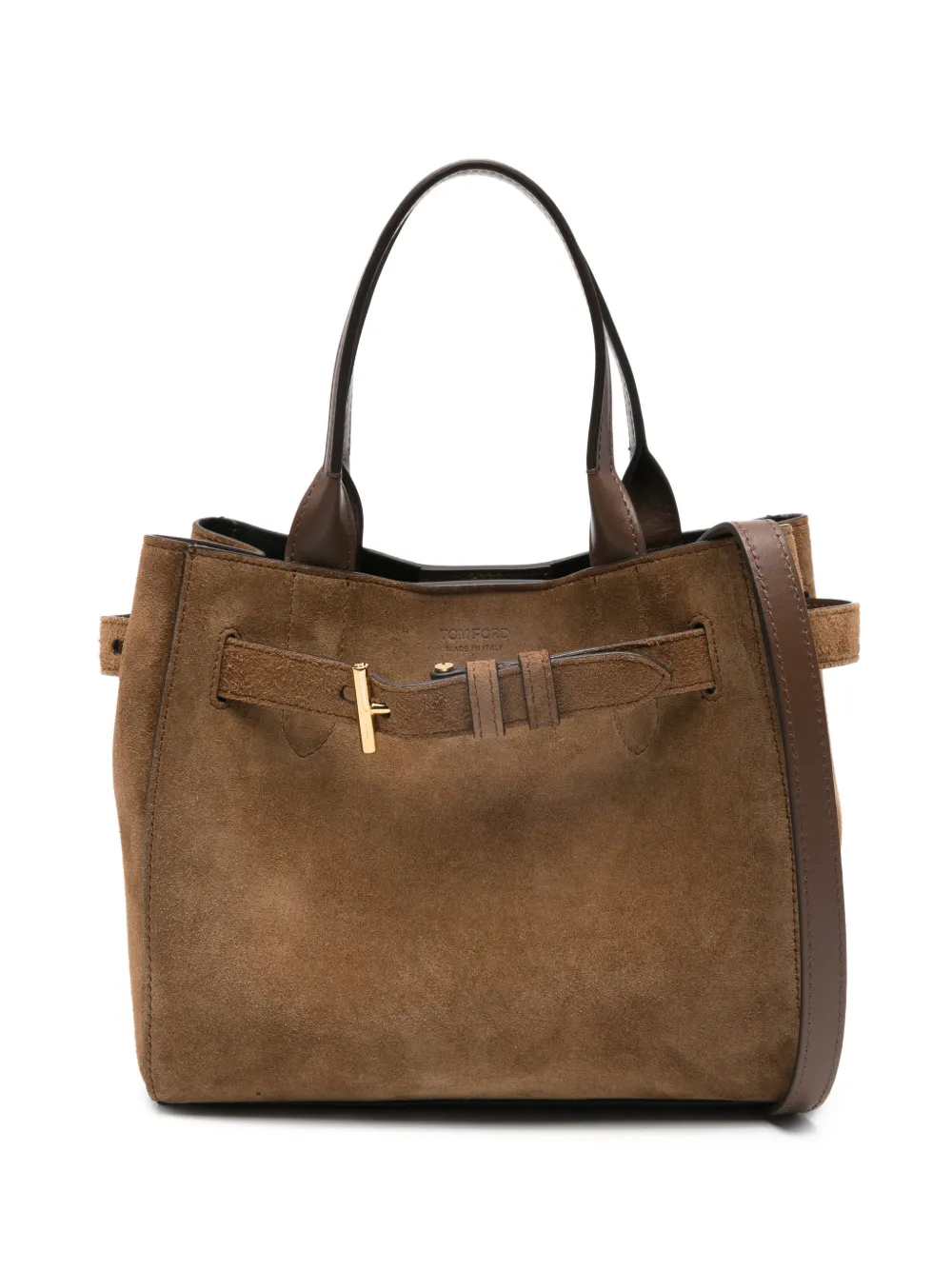 TOM FORD small Audrey tote bag - Marrone