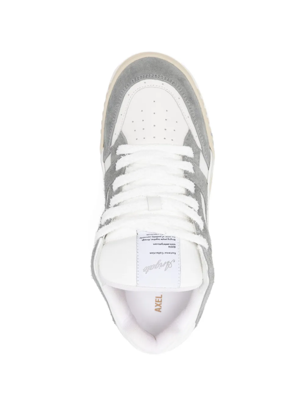 Axel Arigato Area perforated panelled sneakers Wit