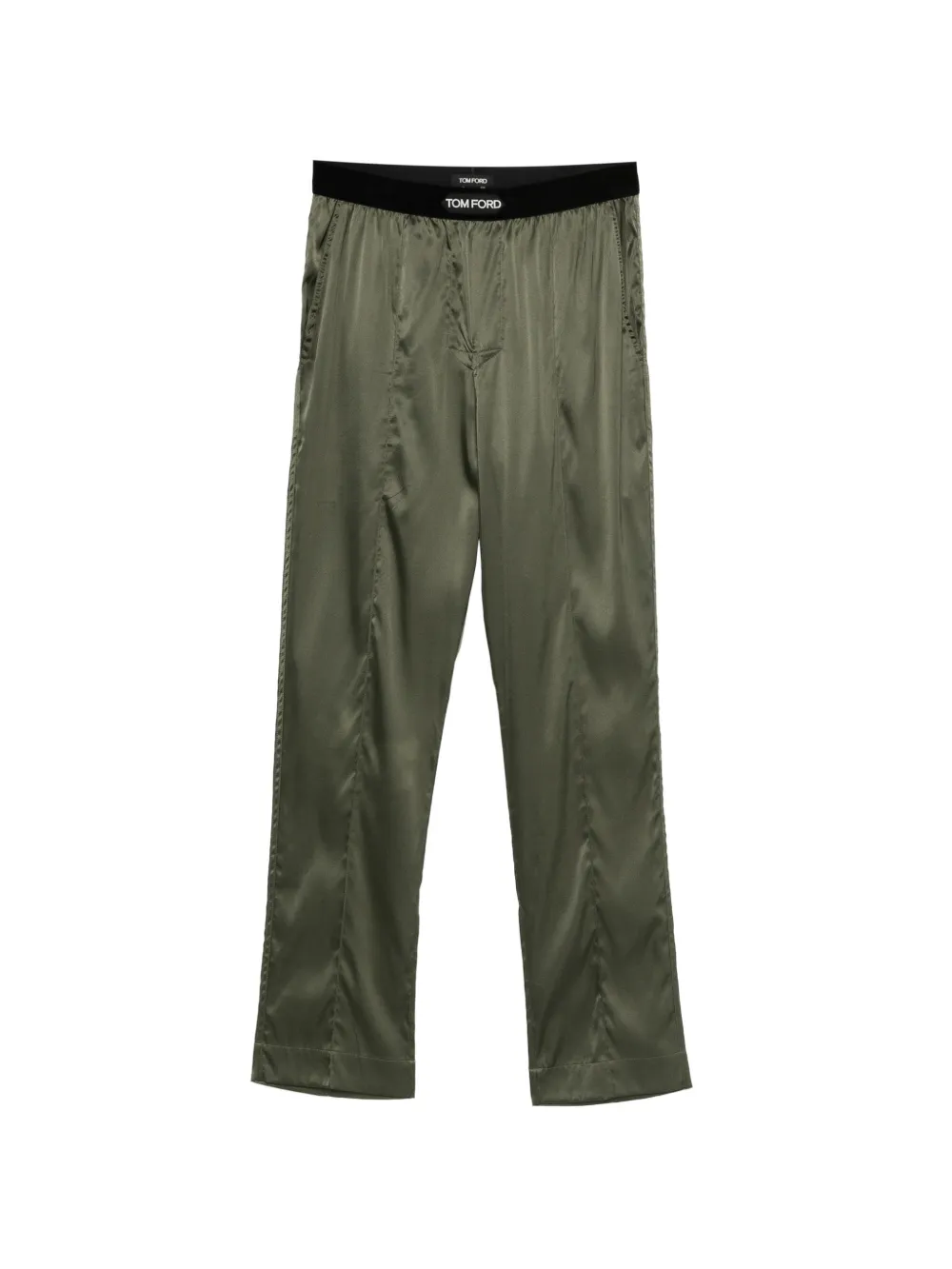 TOM FORD elasticated-waistband trousers - Grün