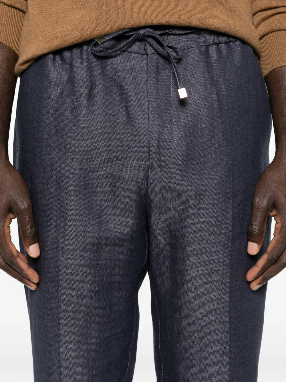 ETRO Broek met trekkoord Blauw