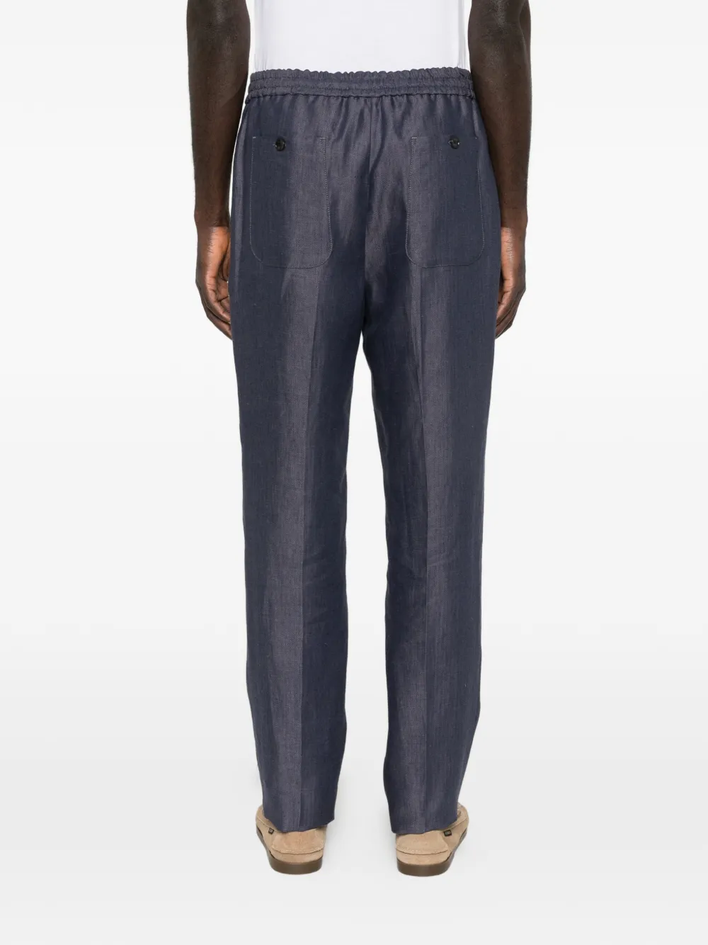 ETRO Broek met trekkoord Blauw