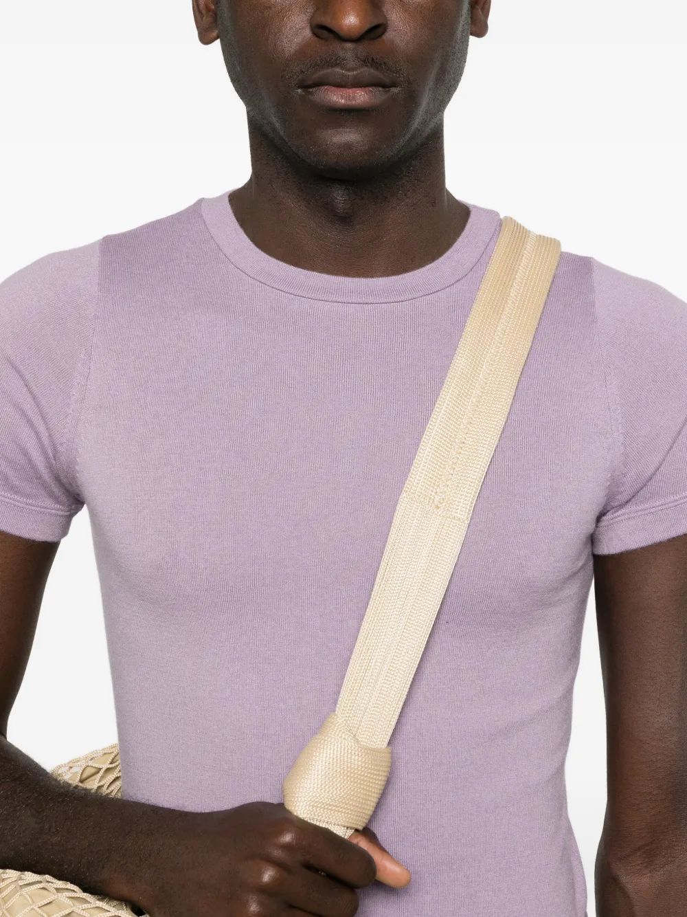 extreme cashmere Tina T-shirt met ronde hals Paars