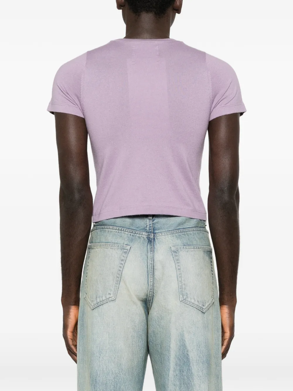 extreme cashmere Tina T-shirt met ronde hals Paars